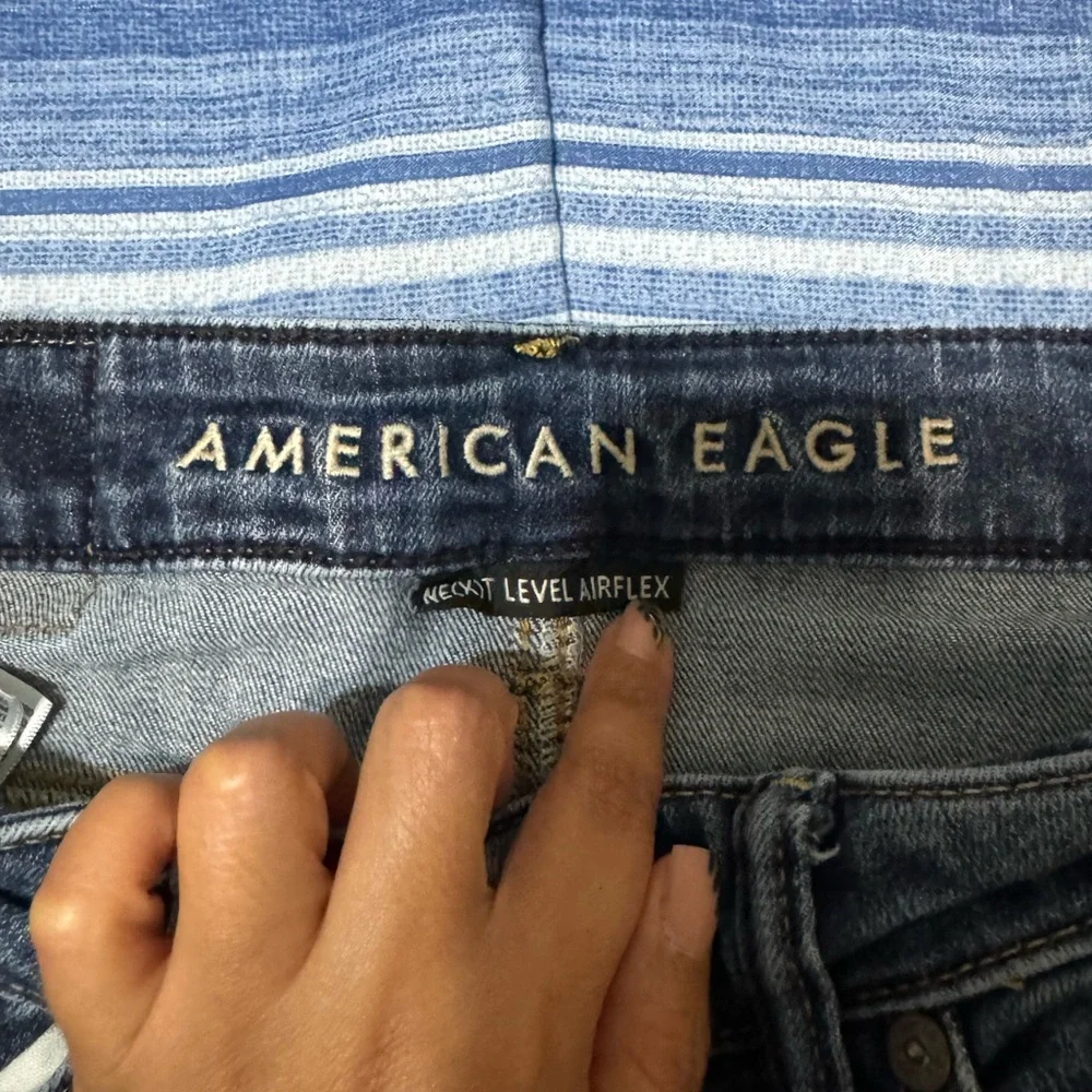 American Eagle Outfitters (AEO) Blue Next Level Airflex Jeans (28x30)
